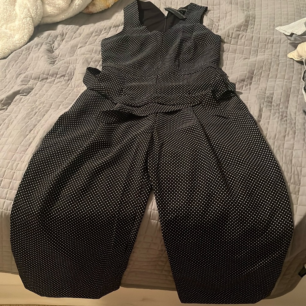Banana republic romper polka dot